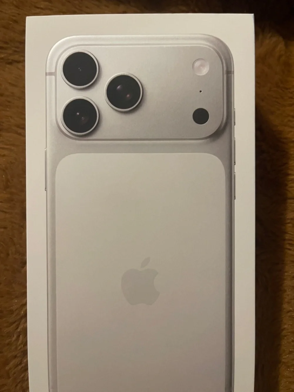 Apple iPhone 17 pro max empty Box - Silver 256GB with paper inserts. Intact seal